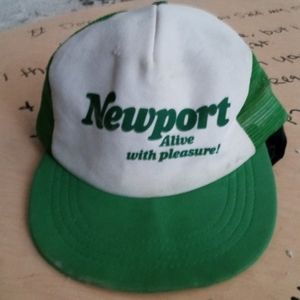 Vintage Newport Cigarettes trucker hat